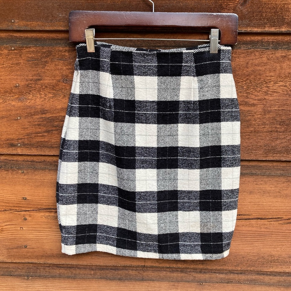 Vintage Plaid Mini Skirt
